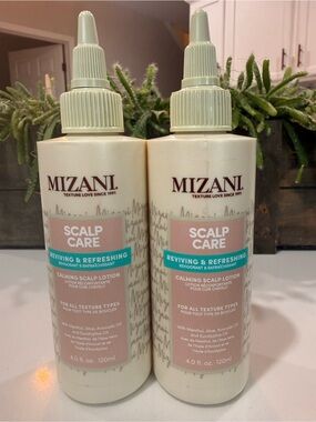 2 - 4 oz new Mizani Scalp Care Reviving & Refreshing Calming Scalp Lotions